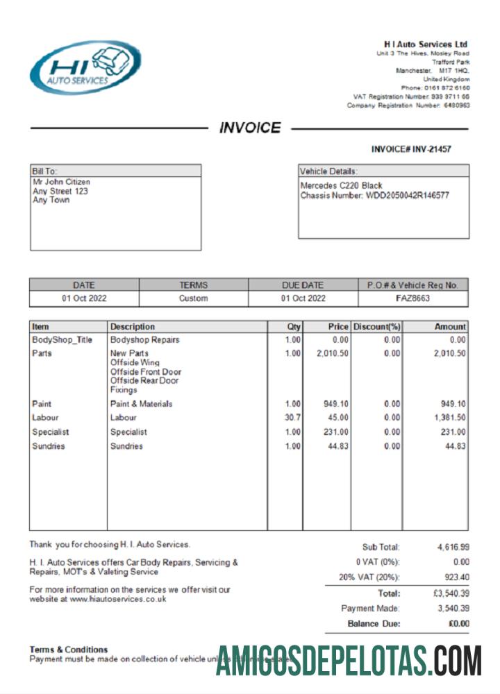 Reino Unido H I Auto Services Ltd baixar para verificação